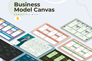 Business Model Canvas Google Slides, a Presentation Template by Slidesmash (Thumbnail 1 of 4)