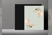 Peony Frames, Floral frame clipart, an Object Illustration by MajorArtTm (Thumbnail 4 of 6)