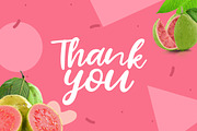 Fresh Guava, a Script Font by khurasan (Thumbnail 7 of 7)