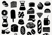 Coffee Break: 70 Coffee & Bakery Set, a Food Illustration by Veyla (Thumbnail 3 of 14)