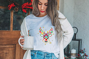 Christmas Reindeer Png, Christmas PN, an Illustration by DreamPrint404 (Thumbnail 4 of 7)
