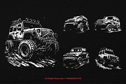 10 Bundle Dark Art Dirt Jeep Car Off, an Illustration by Morspective (Thumbnail 5 of 7)