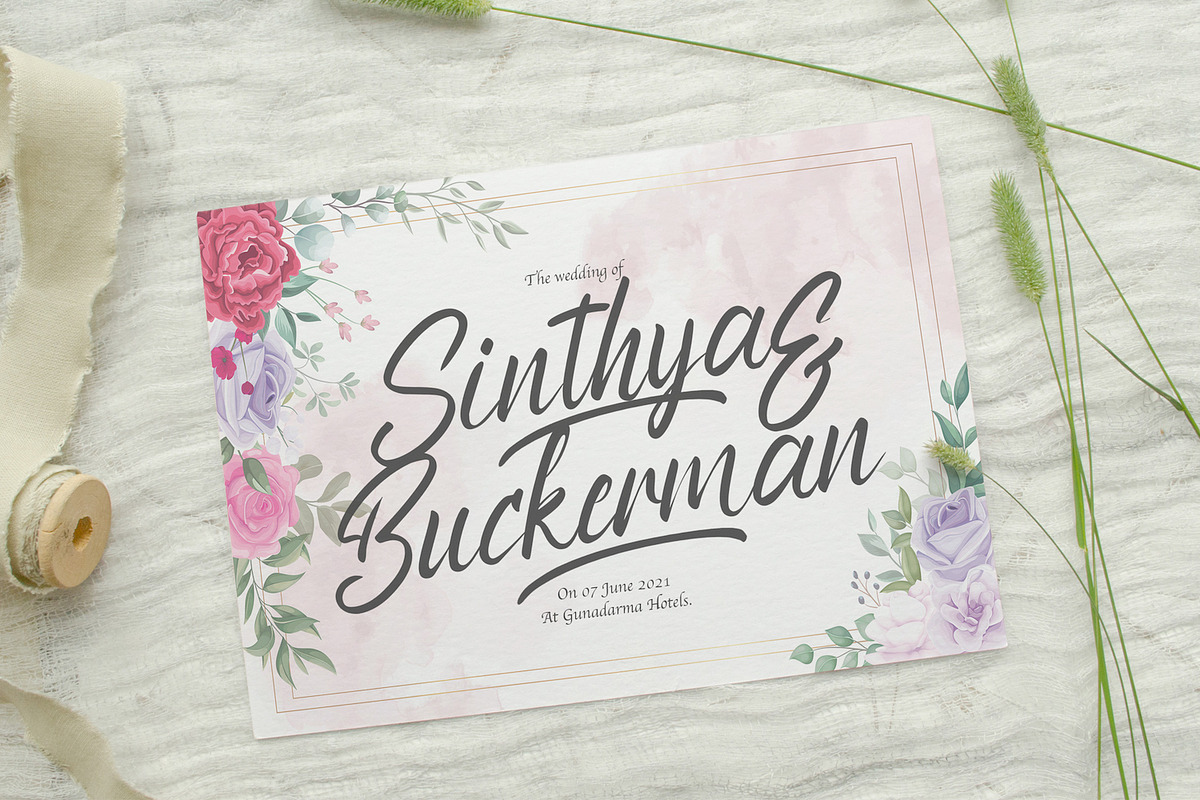 Anthony Louis - Modern Script Font, a Script Font by StringLabs (Photo 5 of 11)