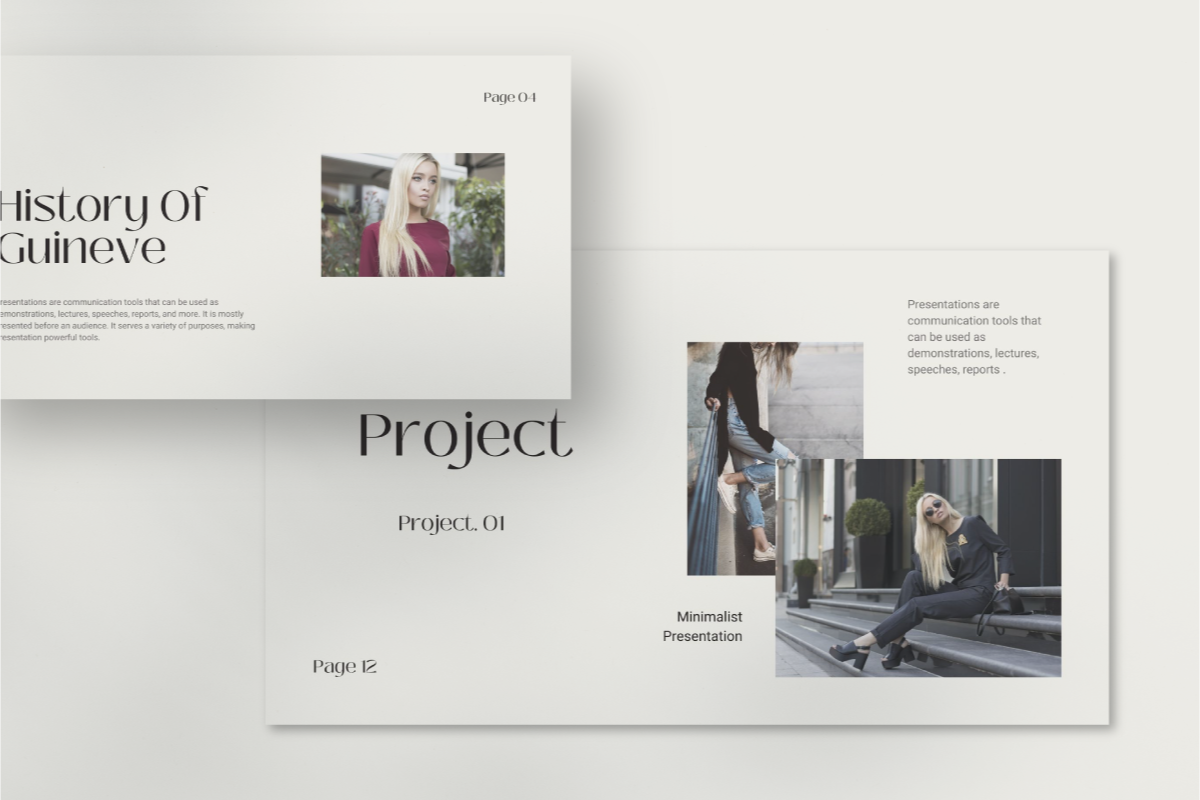 Guineve Brand - Canva Presentation, a Presentation Template by Inkofert (Photo 7 of 8)