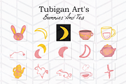 Bunnies and Tea, a Food Illustration by Tubigan Art (Thumbnail 3 of 3)