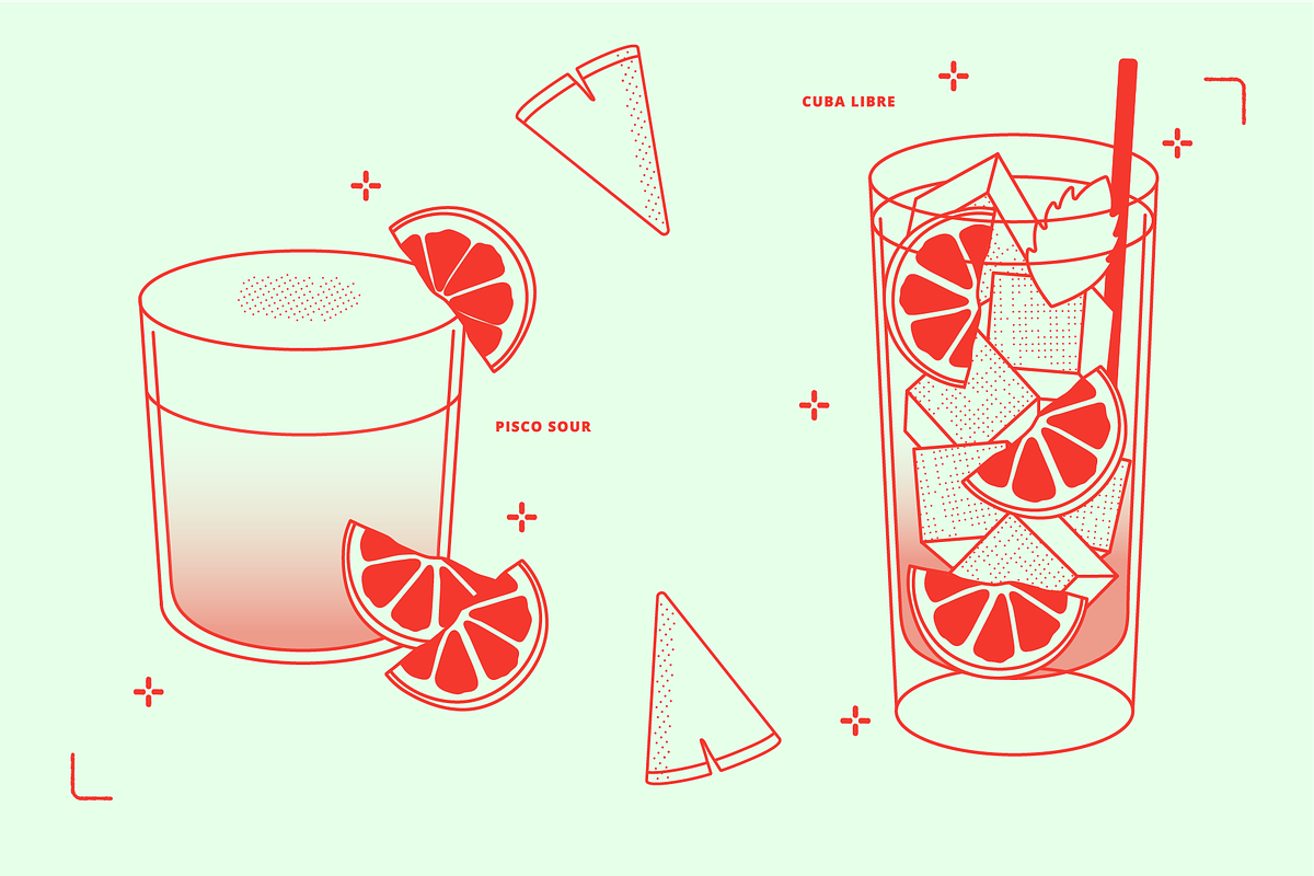 Summer Cocktail Vector Illustrations, a Food Illustration by TheFoodAtlas (Photo 6 of 6)