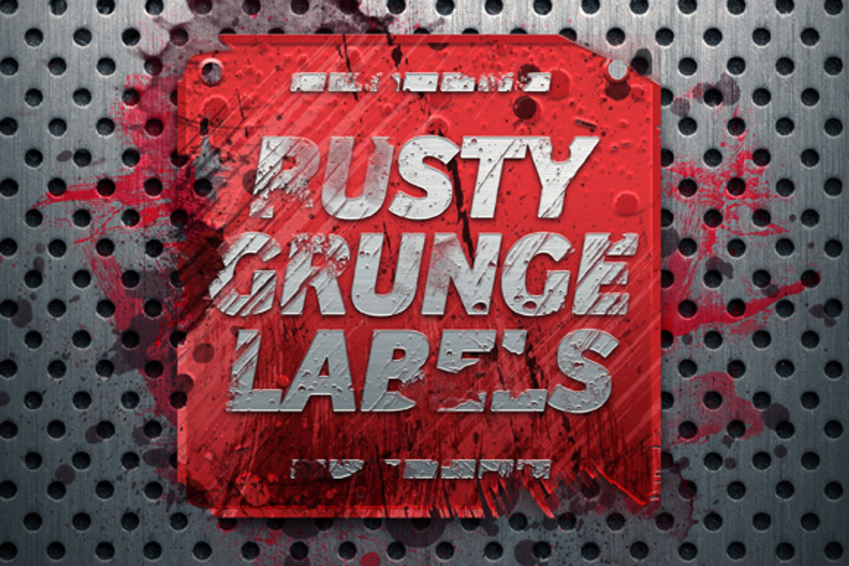 RUSTY LABELS, an Object Graphic by mockupbank (Photo 3 of 3)