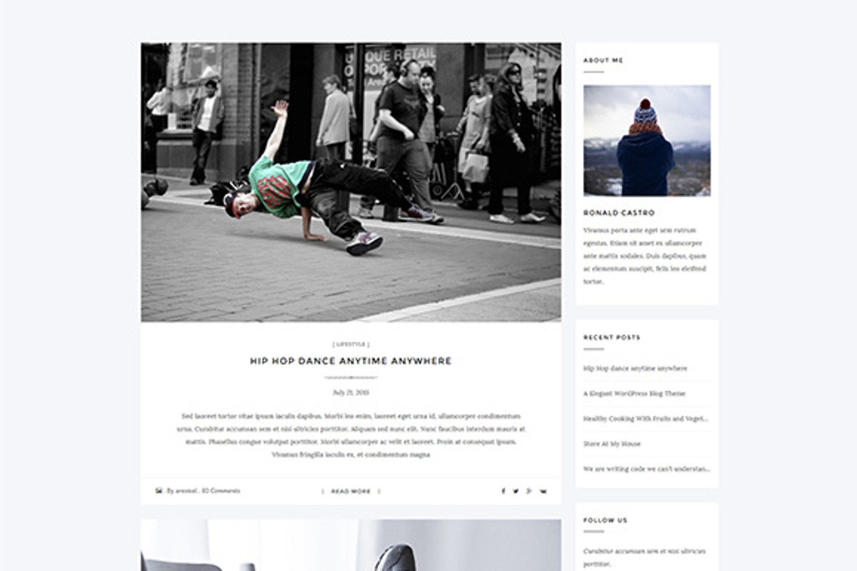 Aresivel -WordPress Blog Theme, a WordPress Template by myshopkit (Photo 3 of 14)