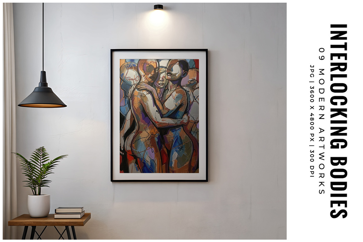 Interlocking Bodies, a Decorative Illustration by Digital Art Creations (Photo 4 of 6)