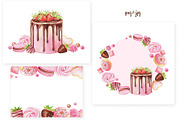 Watercolor pink sweets, a Food Illustration by Blowballmay (Thumbnail 4 of 4)