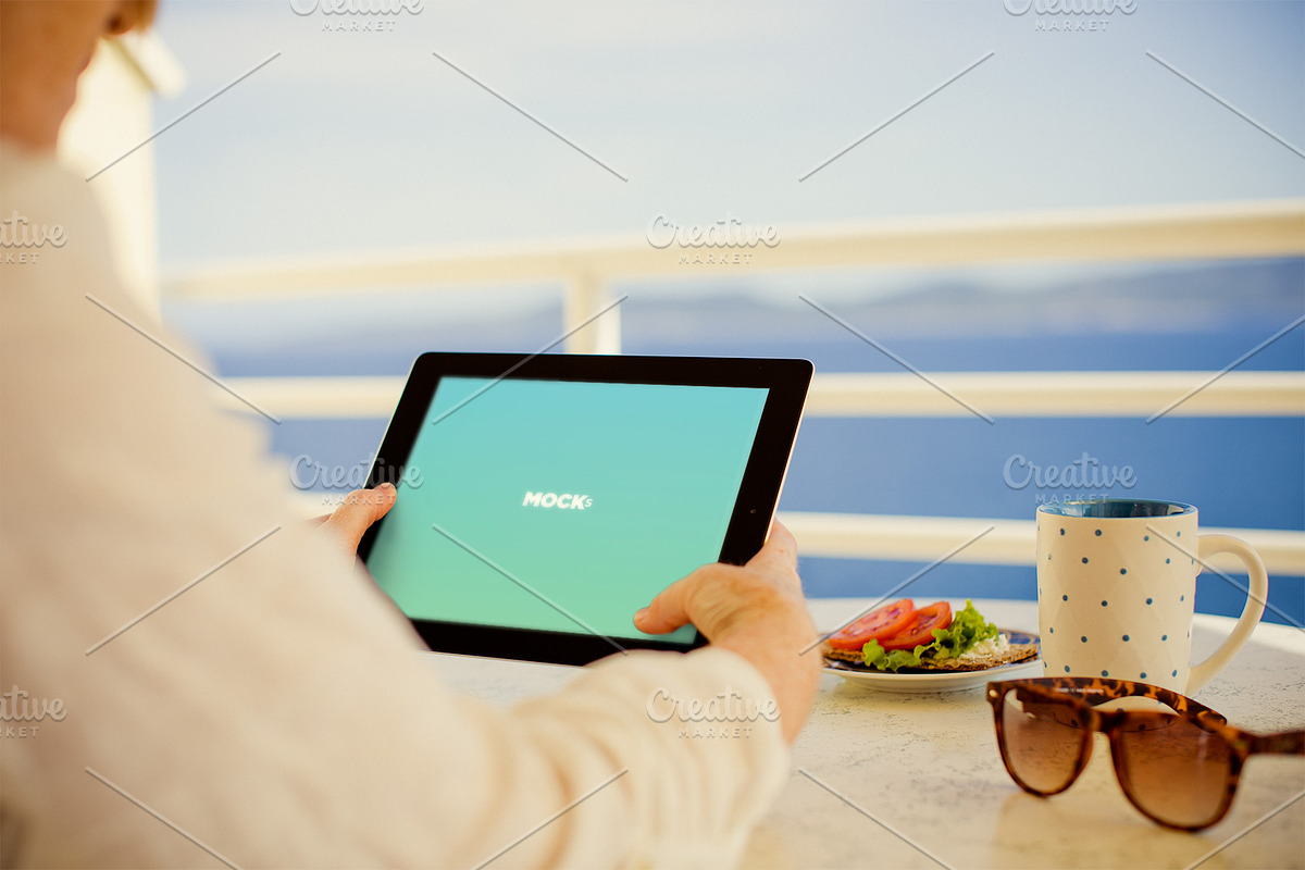 Photorealistic iPad Mockup, an iPad Mockup by Mockura (Photo 3 of 9)