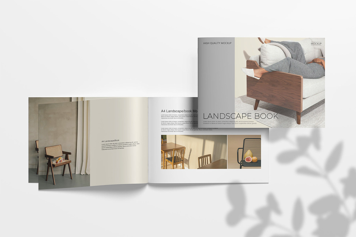 Landscape Brochure/Book Mockup, a Books & Magazine Mockup by Jestdio (Photo 11 of 15)