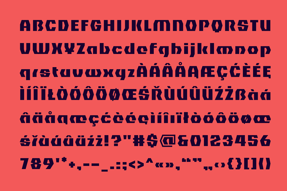 Rakd - Bold Geometric Display Typefa, a Font by ESEM (Photo 6 of 6)