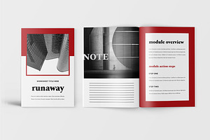 Runaway - Workbook Planner, a Stationery Template by TMint Play