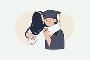Student Graduation Illustration, an Object Graphic by Jump Studio (Thumbnail 12 of 14)