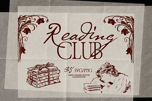 Reading Club Illustrations