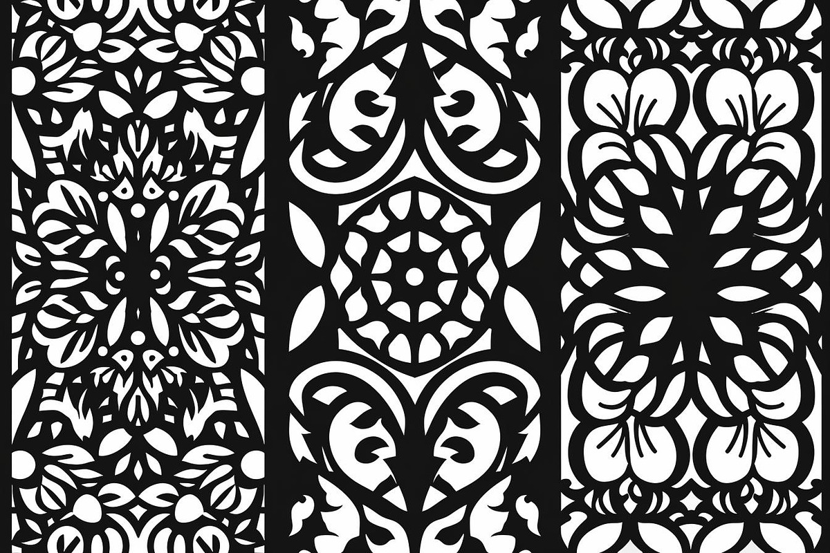 Elegant Geometric & Floral Laser Cut, an Object Illustration by jahid234 (Photo 6 of 11)