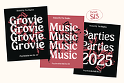 Meaty Nineties - Modern Retro, a Serif Font by Holyline Design (Thumbnail 9 of 15)