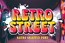 Retro Street - Graffiti Font