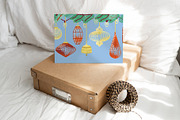 RETRO CHRISTMAS ORNAMENTS: clipart, a Seasonal Illustration by Elliko shop (Thumbnail 7 of 7)