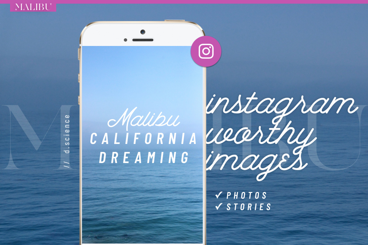 Malibu Beach Photo Bundle, a Nature Photo by Template Monkey @dscience (Photo 7 of 7)