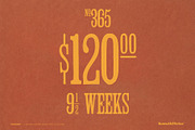 FIREWOOD - A Wood Type Style Font, a Serif Font by Komet & Flicker (Thumbnail 5 of 14)