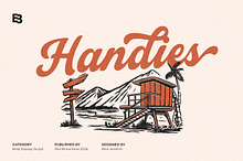 Handies; Bold Display Script
