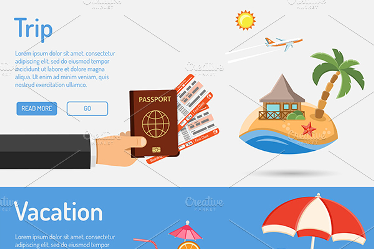 Vacation and Tourism Themes, a Technology Illustration by TAlex (Photo 6 of 6)