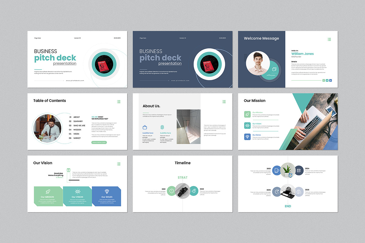 Business Pitch-Deck Keynote Template preview 5