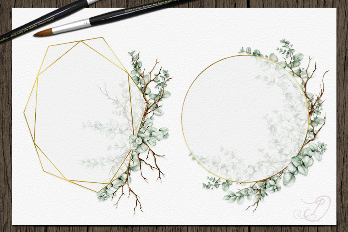 Crispy Eucalyptus Illustration, an Illustration by DioFlow (Photo 4 of 5)