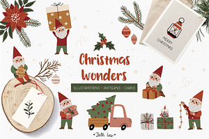 Christmas Gnomes & Holiday Clipart