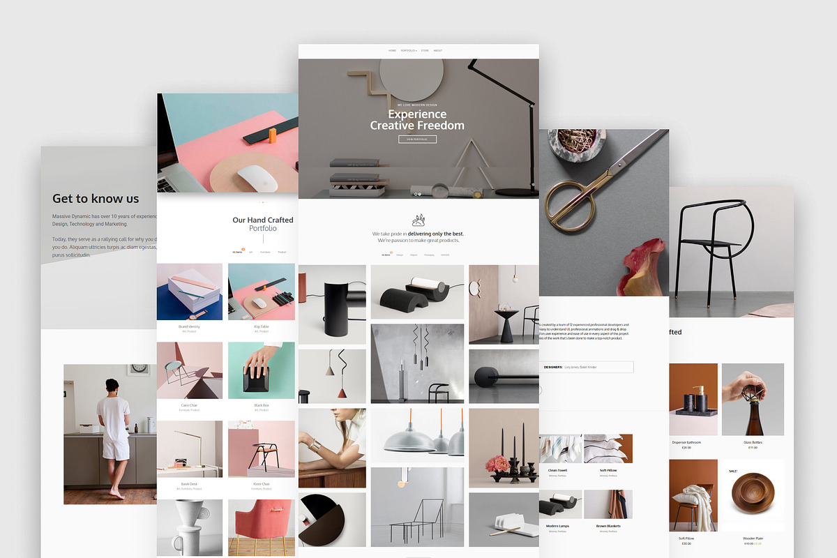 Modern Portfolio & Store Theme, a WordPress Template by Pixflow (Photo 3 of 11)