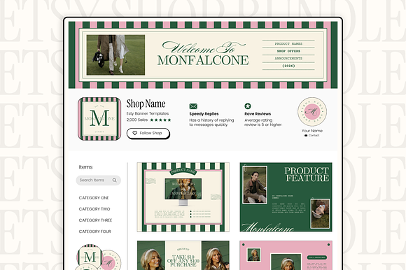 Etsy Shop Kit Branding Templates preview 8