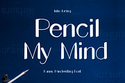 Pencil My Mind Fonts, a Serif Font by N Nakorn Creative (Thumbnail 1 of 5)