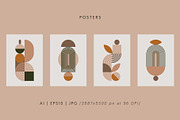Mid-Century Modern Posters, a Decorative Illustration by Léo Alexandre (Thumbnail 9 of 11)