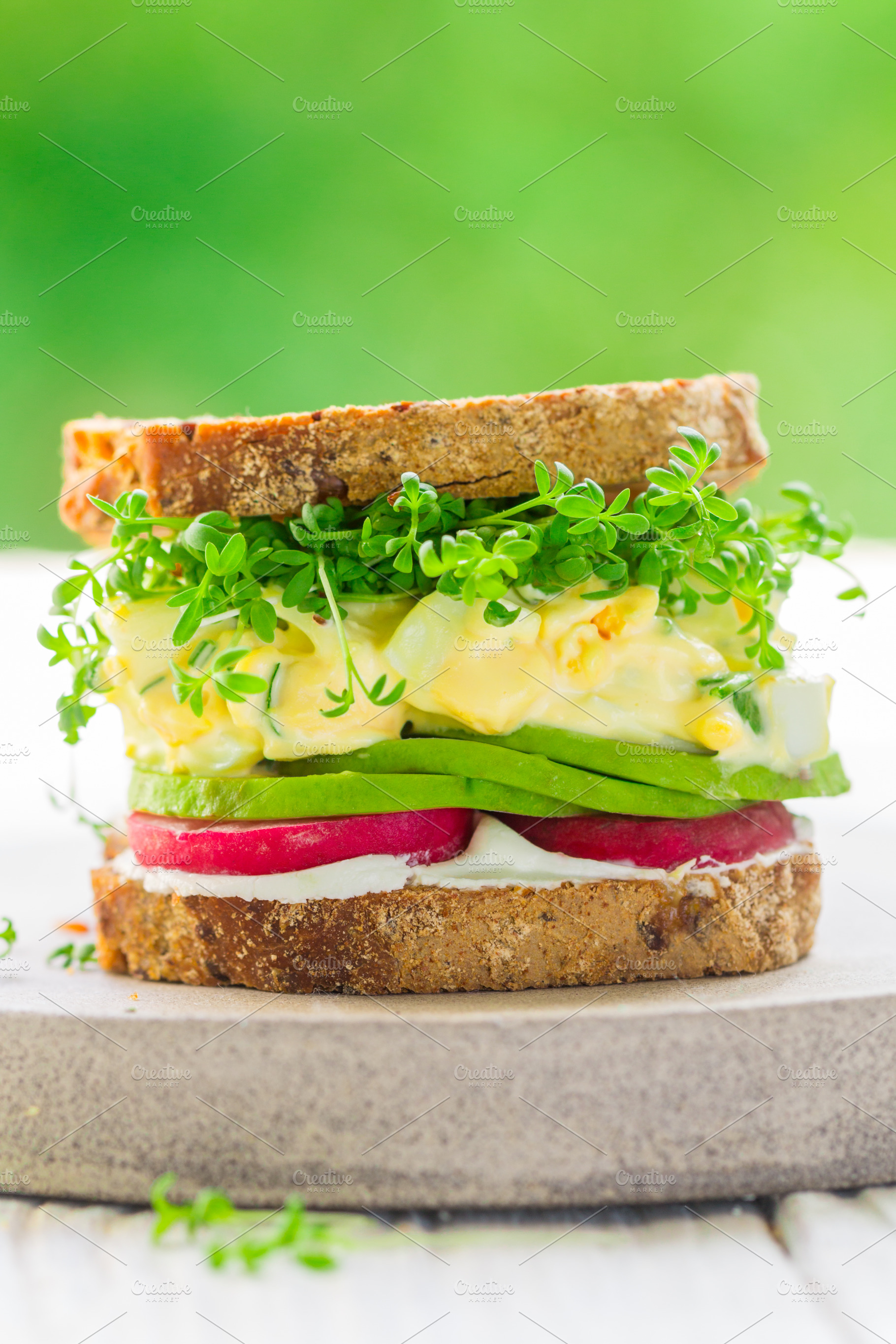 Delicious healthy sandwich, a Food & Drink Photo by La_Vanda