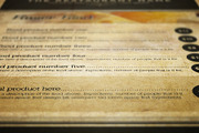 Elegant Food Rustic Menu 3, a Brochure Template by Luuqas Design (Thumbnail 6 of 8)