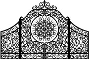Vintage Iron Gate Bundle, a Decorative Illustration by Designer_Momina (Thumbnail 13 of 21)