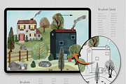 Procreate Neighborhoods Brushset, a Brushes & More by Papaya (Thumbnail 4 of 7)