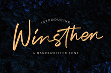 Winsthen - Handwritten Font
