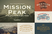 The Complete Rustic Fonts Collection, a Sans Serif Font by Komet & Flicker (Thumbnail 9 of 18)