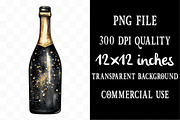 Golden and Black New Year Clipart, an Illustration by Designking (Thumbnail 4 of 5)