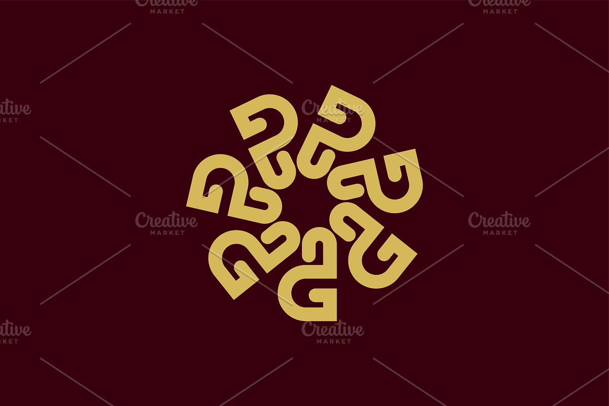Modern P Flower Logo, a Branding & Logo Template by Advateik ™ (Photo 1 of 3)