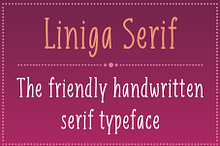 Liniga Serif Font