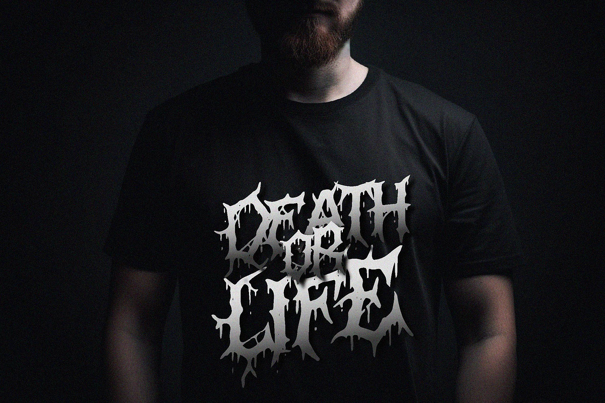 Kerak Neraka | Black Metal Font, a Blackletter Font by Denustudios (Photo 7 of 11)