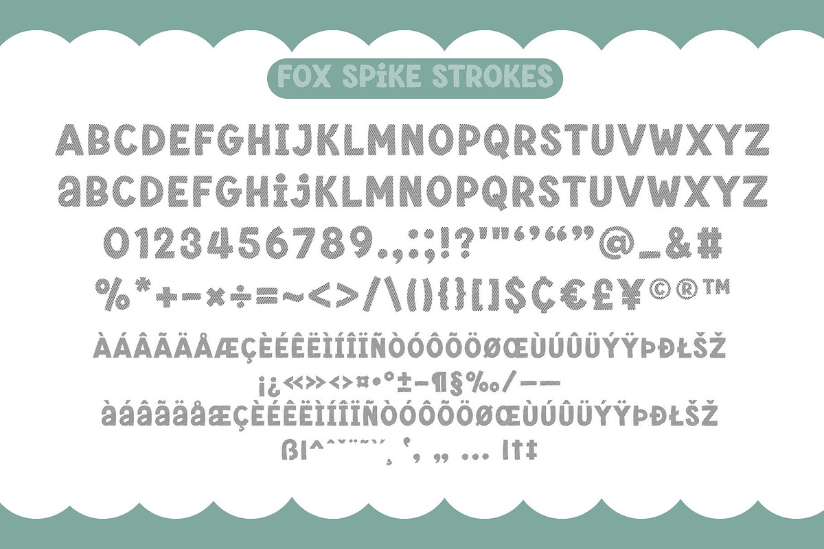 Fox Spike 5 Fonts Style, a Handwritten Font by Fox7 By Rattana (Photo 8 of 11)