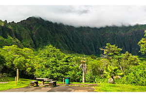 Ho'omaluhia Botanical Garden with, a Nature Photo by Leonid Andronov