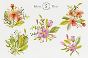 Watercolor Floral DIY Pack, a Decorative Illustration by NataliVA (Thumbnail 5 of 5)