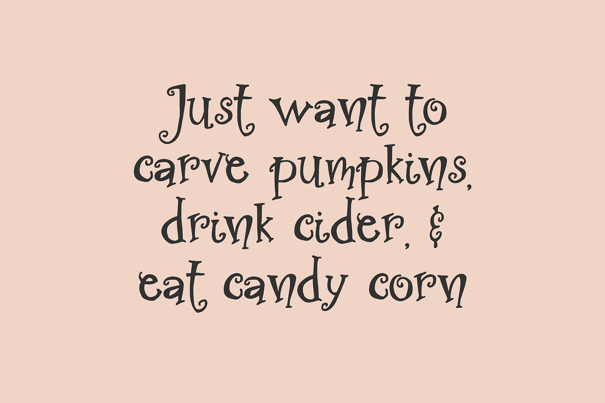 Midnight Conjure - A Halloween Font, a Handwritten Font by Beck McCormick (Photo 4 of 10)