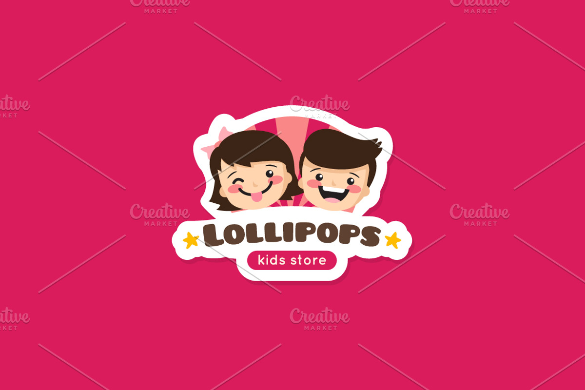 Lollipop. Kids Logo, a Branding & Logo Template by Trapezoid (Photo 2 of 2)